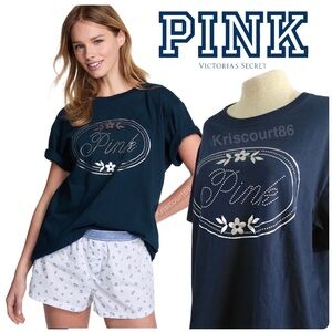 VSPINK Bling Navy Blue Limited Edition Tee NEW WITH TAGS